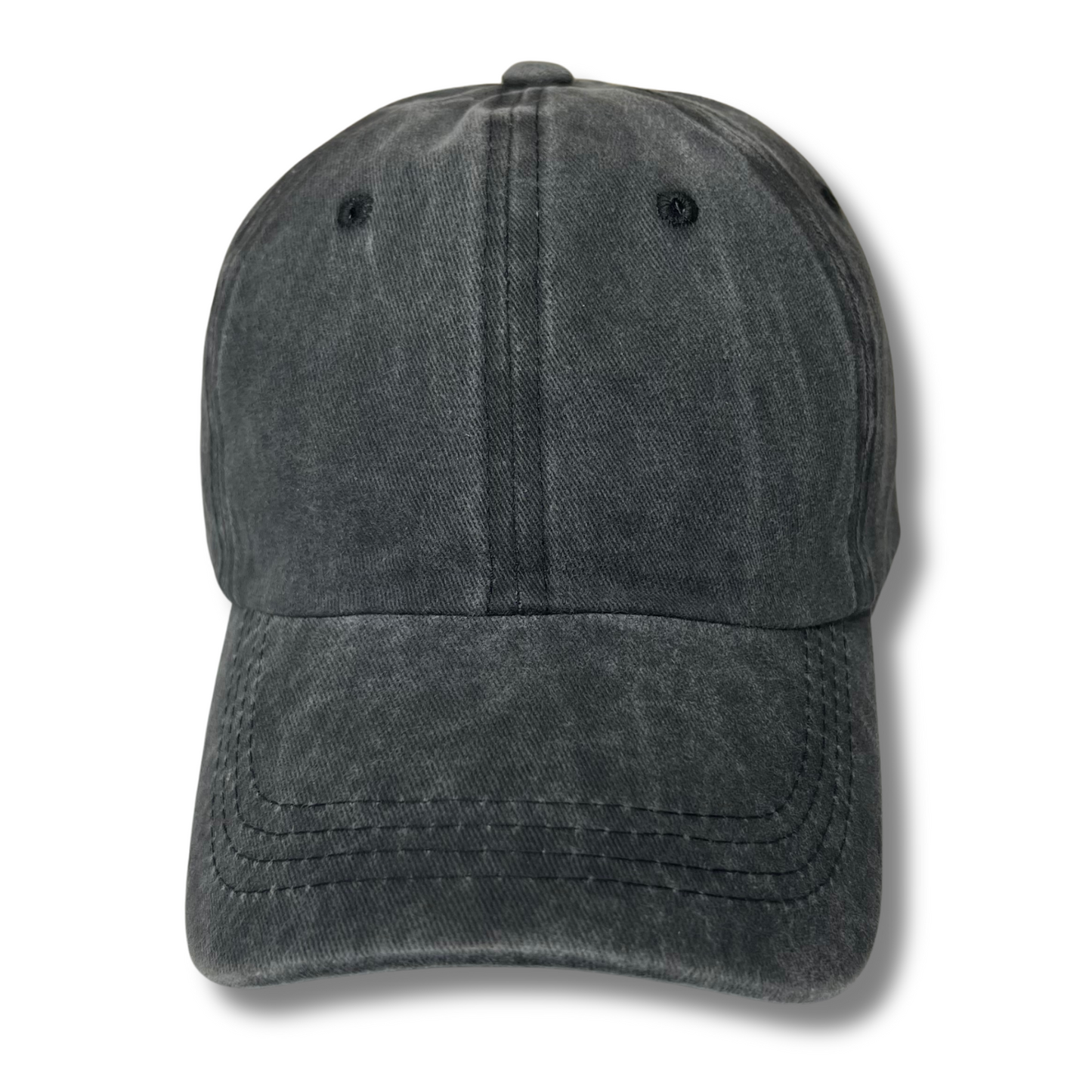 Acid-Wash Baseball Hat (BLACK)