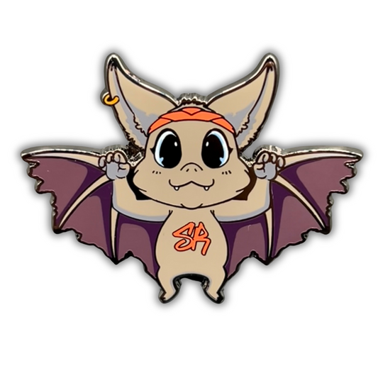 S.R. Bat Mascot Pin