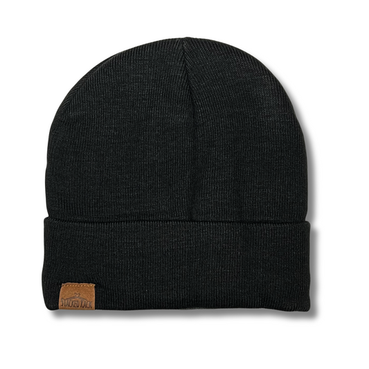 Fleece Lined Beanie (BLACK)